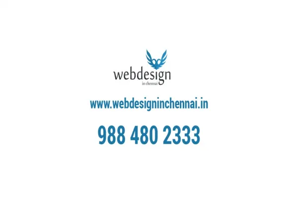 Web Design in Chennai