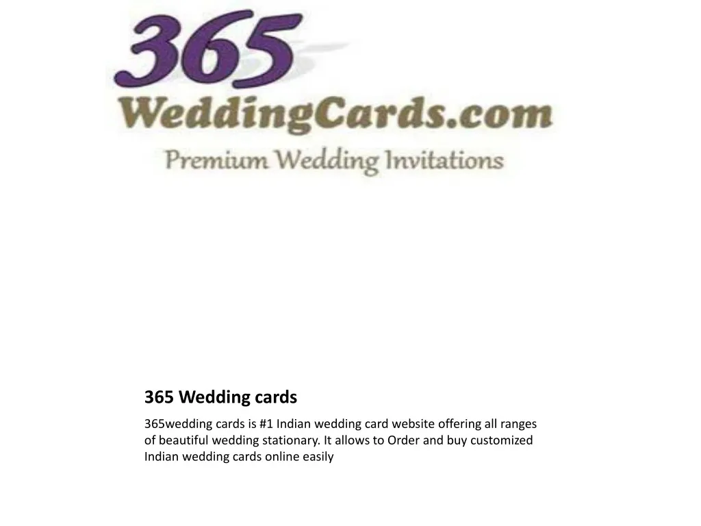 365 wedding cards