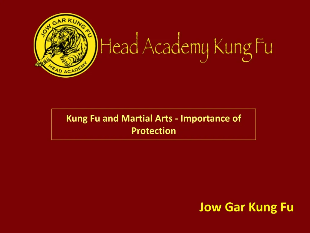 kung fu and martial arts importance of protection