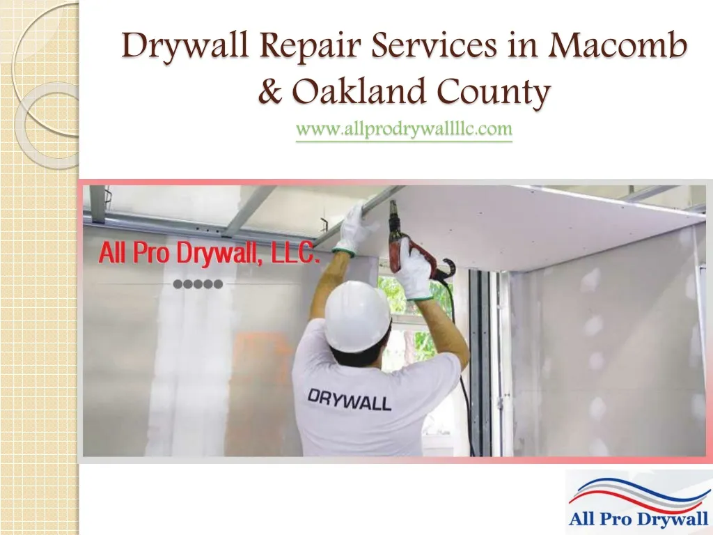 drywall repair services in macomb oakland county www allprodrywallllc com