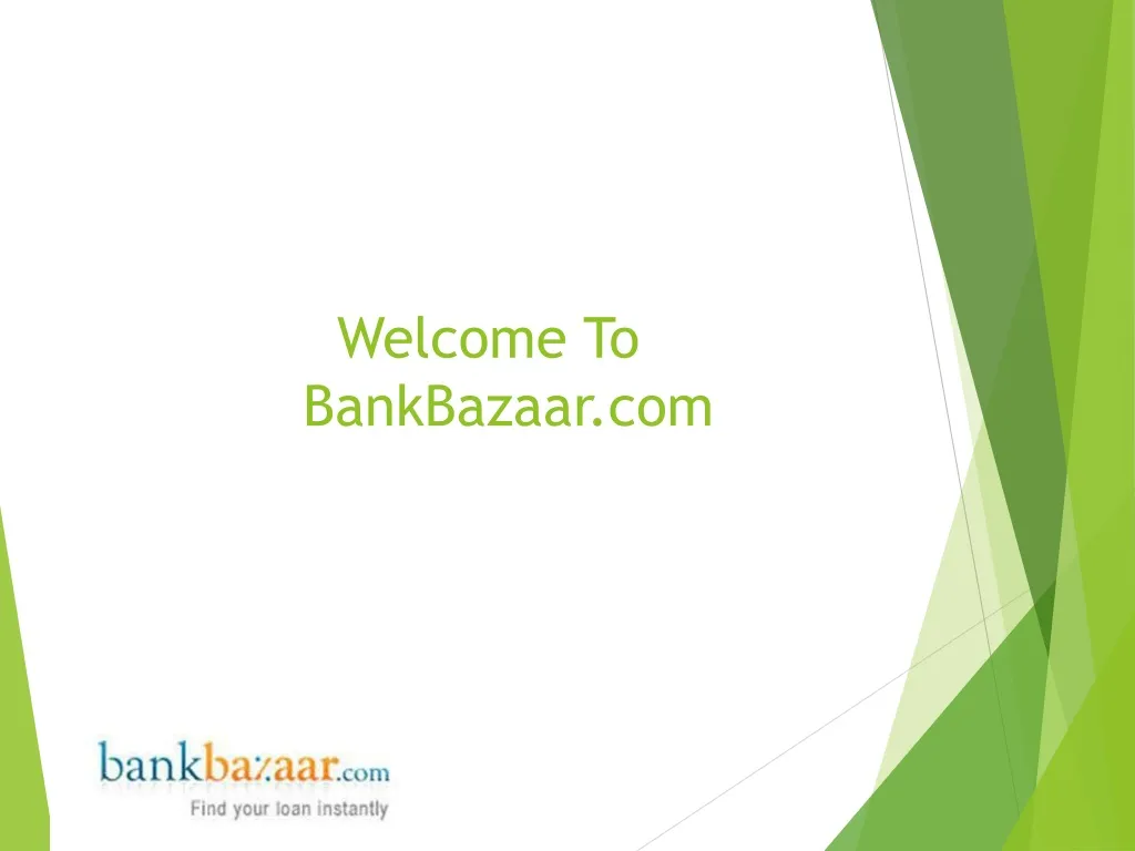 welcome to bankbazaar com