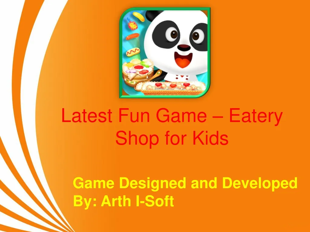 latest fun game eatery shop for kids