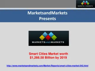 Smart Cities Market - slide 1
