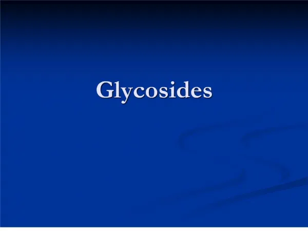 glycosides