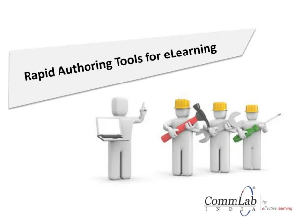 Rapid Authoring Tools for eLearning