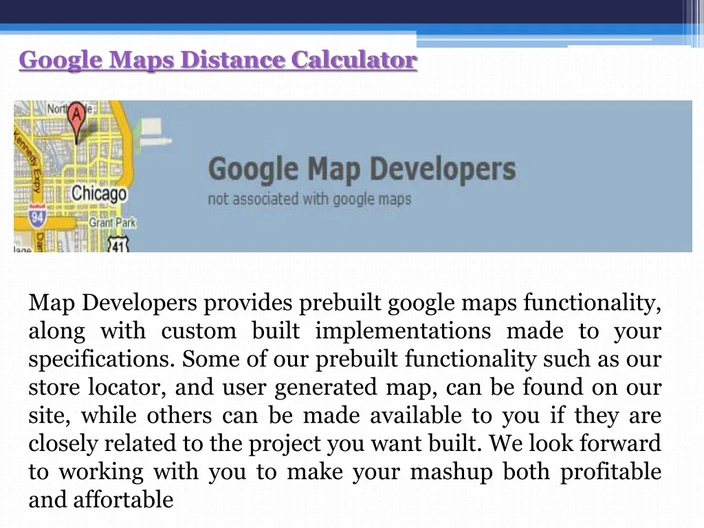 google maps distance calculator