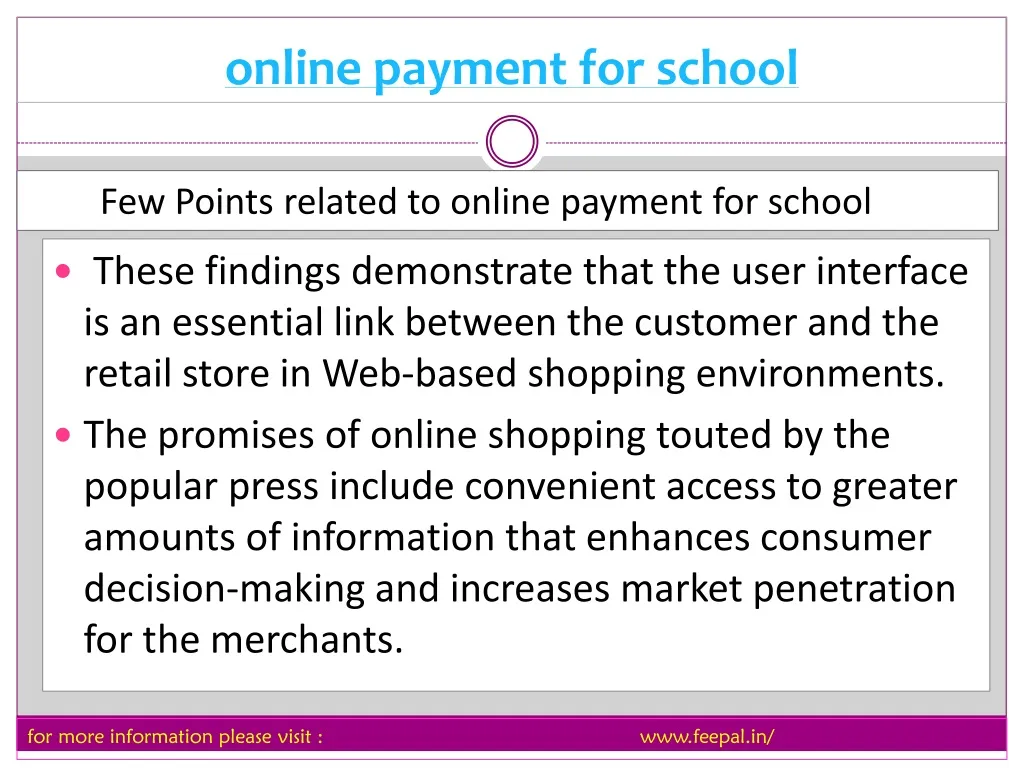 online payment for school