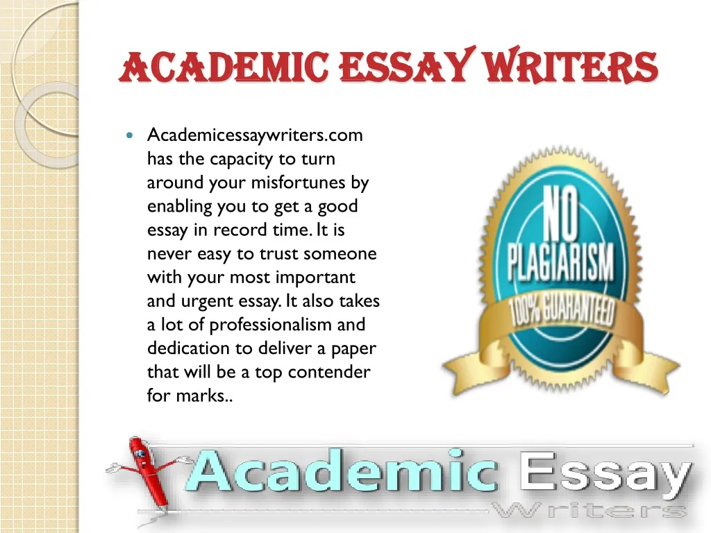 academic essay writers