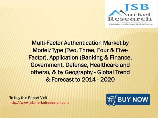 Multi-Factor Authentication Market by Model/Type