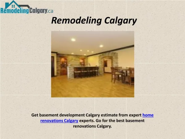 Renovation Companies in Calgary