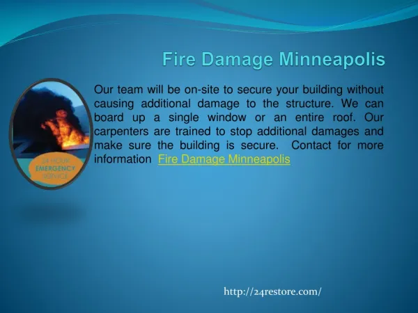Fire damage Minneapolis