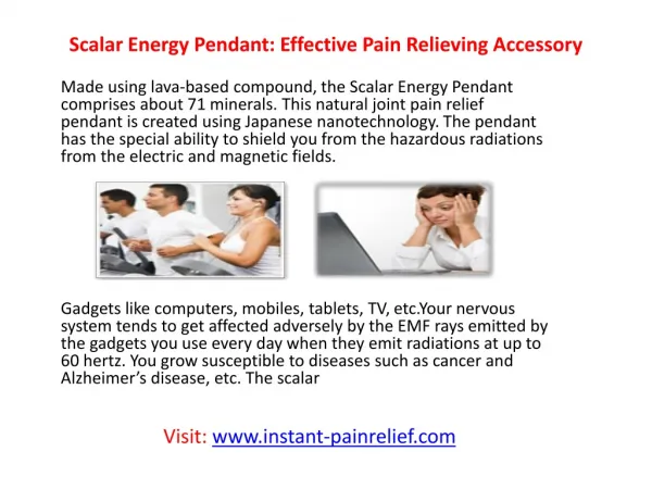 Natural joint pain relief products