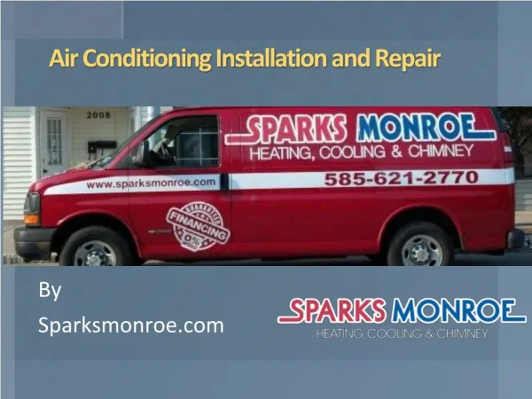 Air Conditioning Installation and Repair By Sparksmonroe