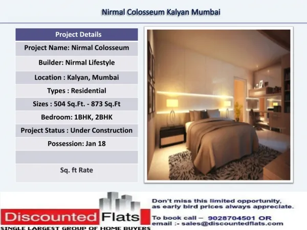 Colosseum Kalyan Mumbai by Nirmal Life Style