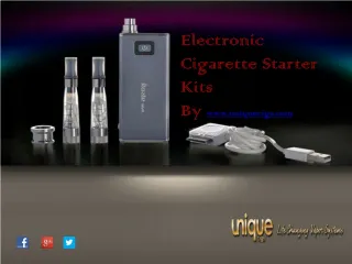 Electronic Cigarette Starter Kits - slide 1