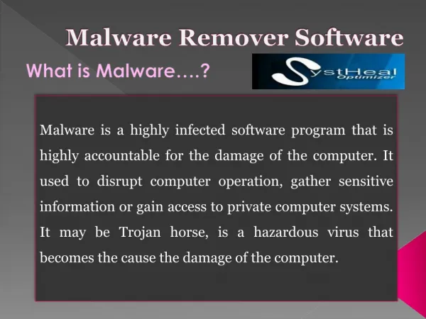 Malware remover software