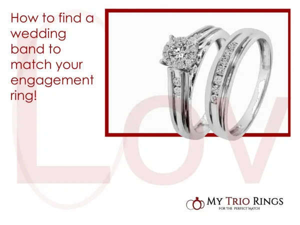 My Trio Rings Solitaire Engagement Ring