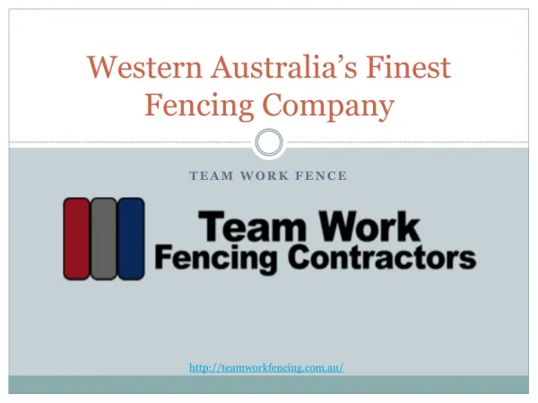 Finest fencing company in western Auatralia