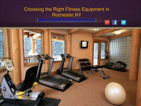 Choosing the Right Fitness Equipment in Rochester,NY