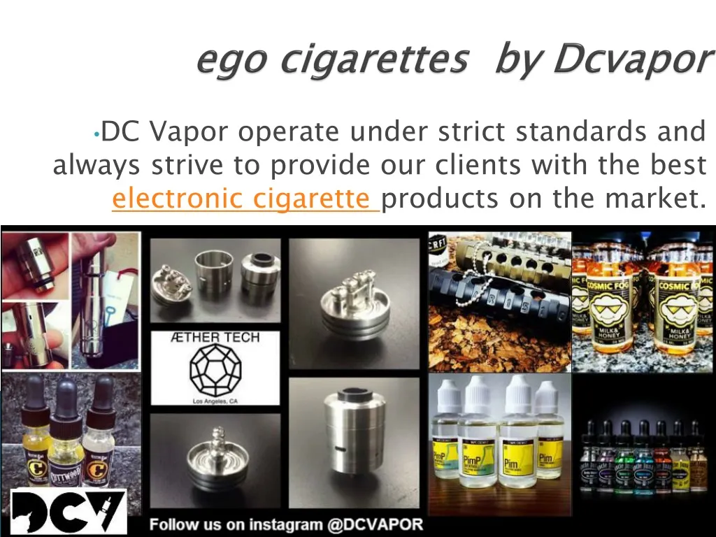 ego cigarettes by dcvapor