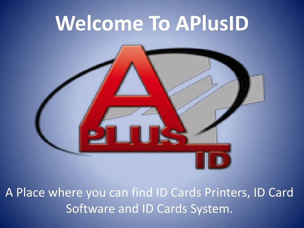 welcome to aplusid