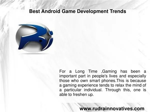Best Android Game Development Trends