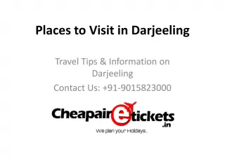 Places to visit in darjeeling - slide 1