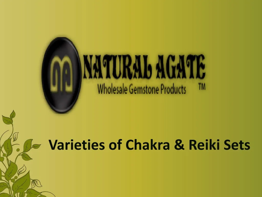 varieties of chakra reiki sets