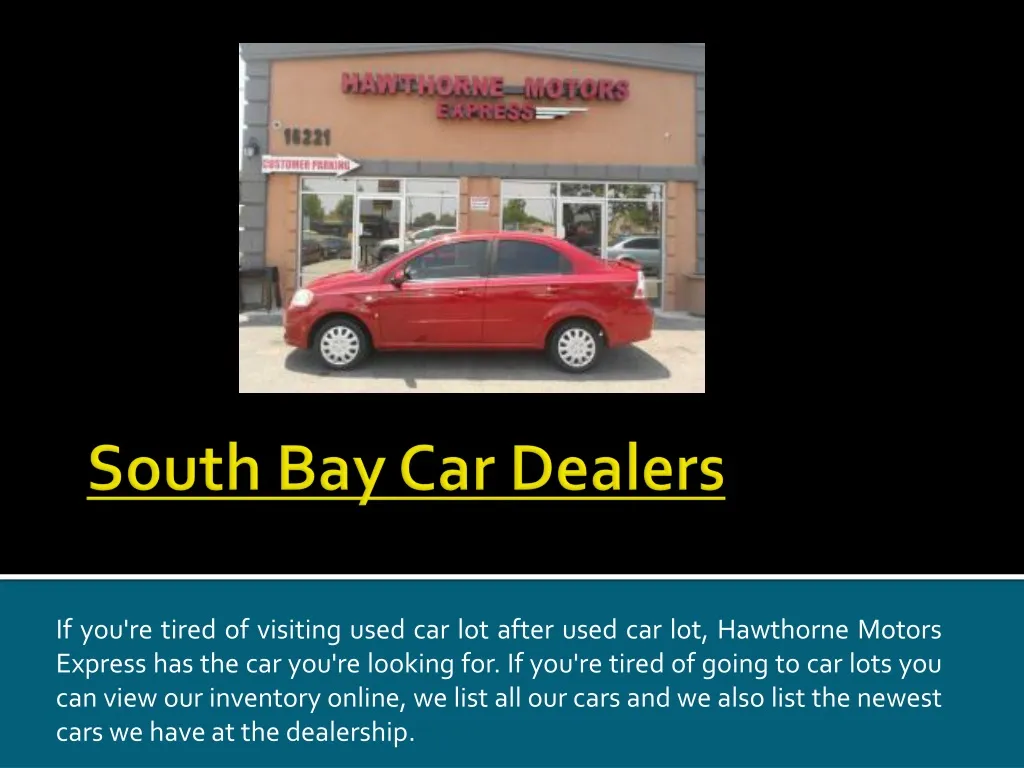 south bay car dealers
