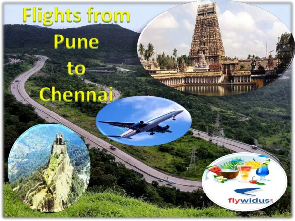 Now booking of Flights from Pune to Chennai is very easily a