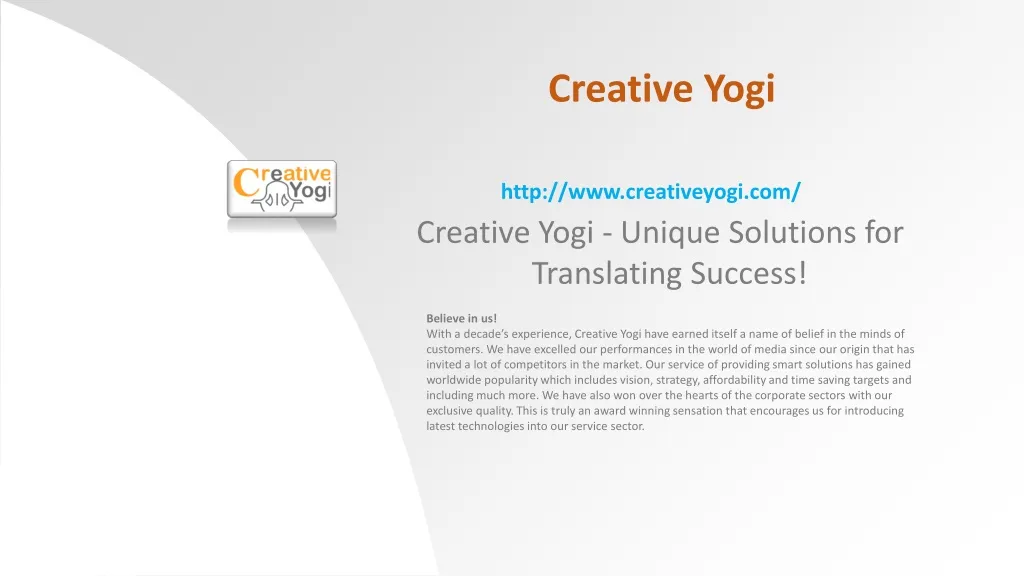 creative yogi