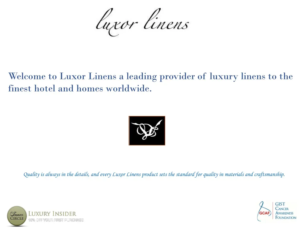 welcome to luxor linens a leading provider