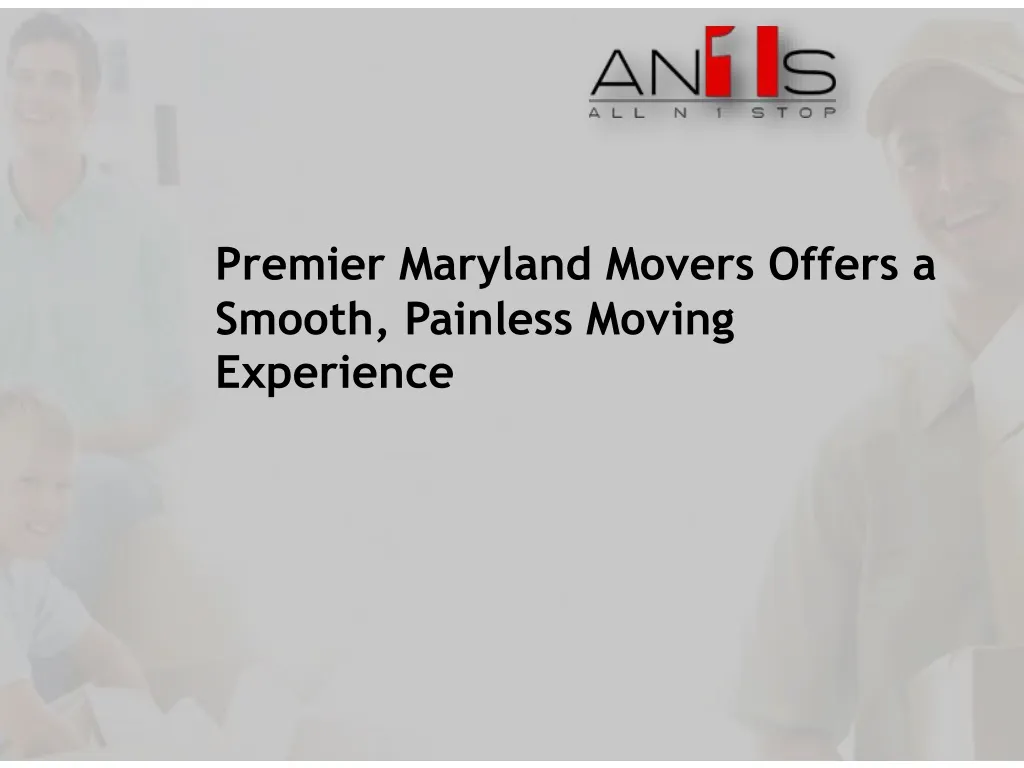 premier maryland movers offers a smooth painless