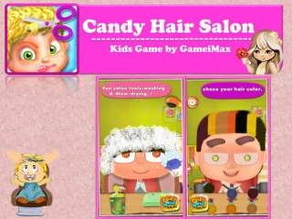 Candy Hair Salon Kids Game
