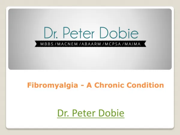 fibromyalgia a chronic condition