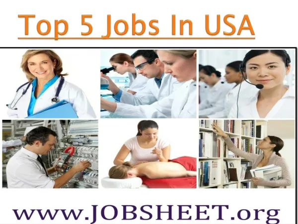 Find Best and High Paying jobs in USA :JobSheet.org