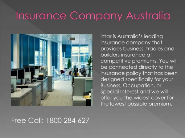 Insurance Company Australia