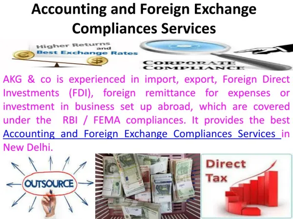 Accounting and Foreign Exchange Compliances Services