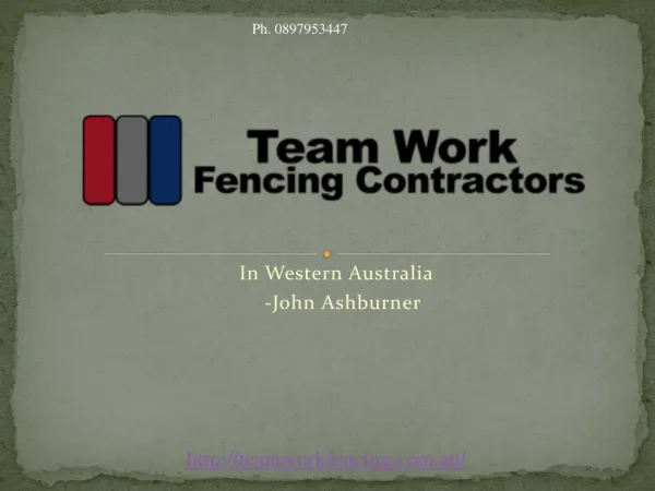 Western Australia’s Best Fencing Company