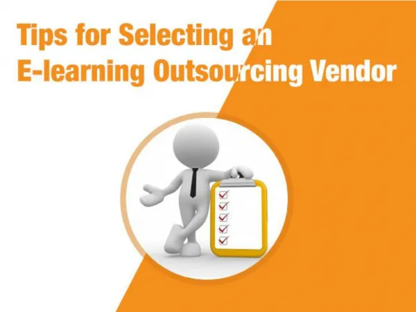 Tips for Selecting an E-learning Outsourcing Vendor