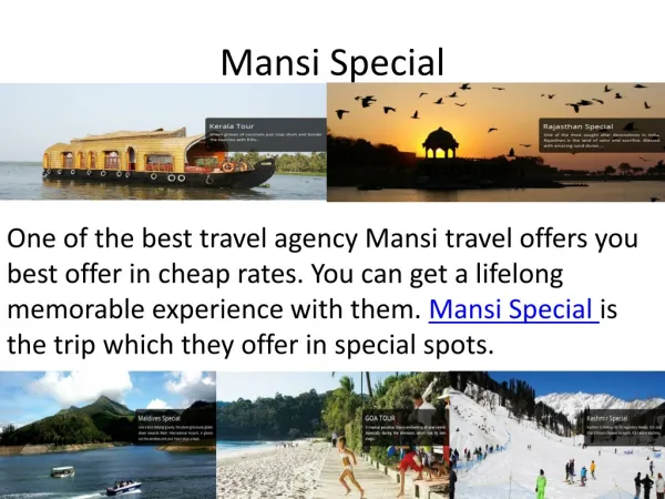 Mansi Travel is the Best Tour Operator in Delhi
