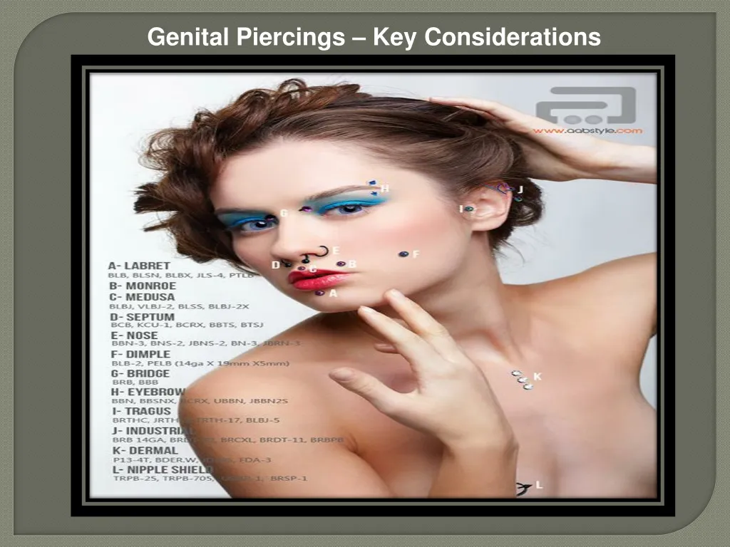 genital piercings key considerations