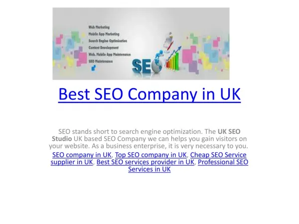Best SEO Company in UK