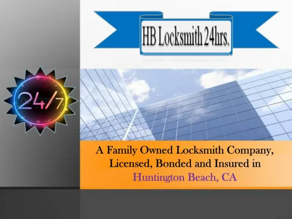 HB Locksmith-A Reliable Source of 24 hour Locksmith Services