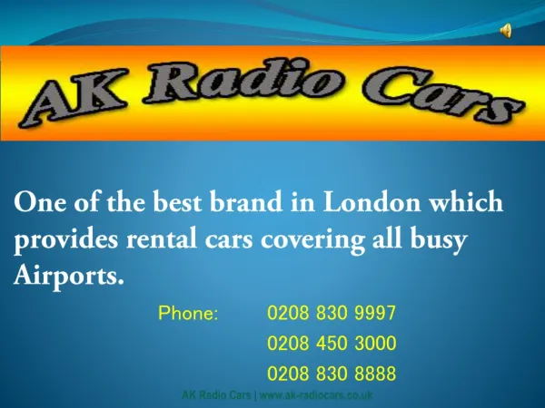 Gatwick Airport Transfer Service - Minicabs in London