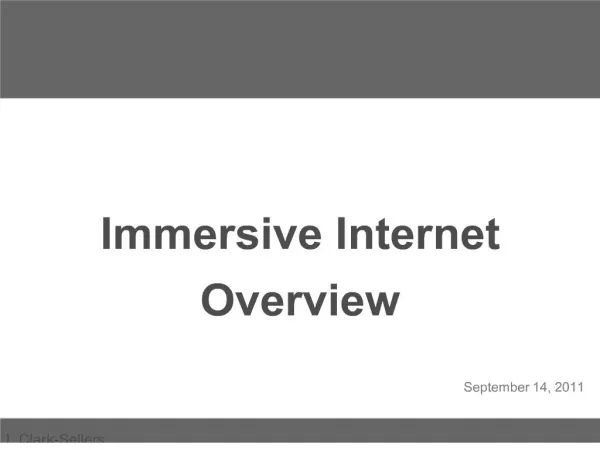 immersive internet overview