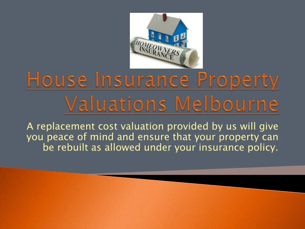 house insurance property valuations melbourne
