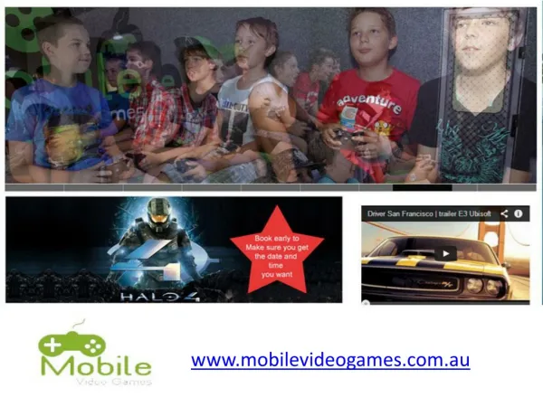 Mobile Video Games Theatre in Australia
