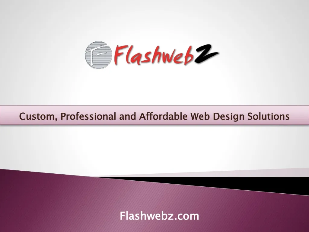 custom professional and affordable web design