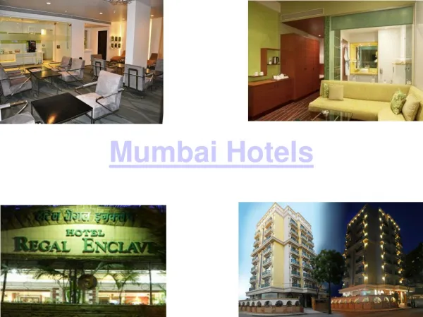 Hotels of Mumbai